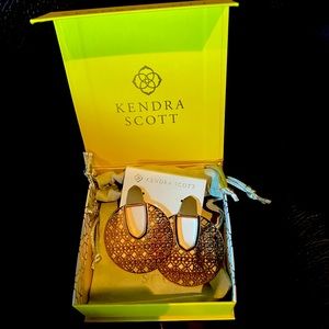 Kendra scott rose gold Diane FILAGREE earring